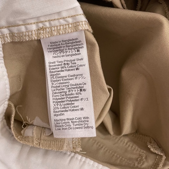 NWT!! J. CREW Factory 9” Frankie Bermuda Chino Shorts Light Khaki Preppy Size 6 - Picture 14 of 16